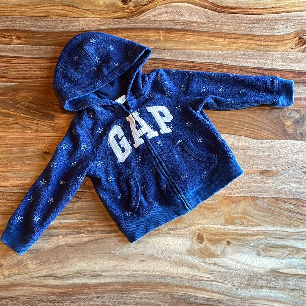 Gap Kids Fleece Zip up Hoodie 2T